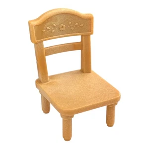 Calico Critters Chair Tan Brown Sylvanian Families - Picture 1 of 2