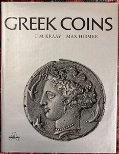 Monedas griegas de C. M. Kraay y Max Hirmer libro de tapa dura con tapa antipolvo ilustrada - Imagen 1 de 24