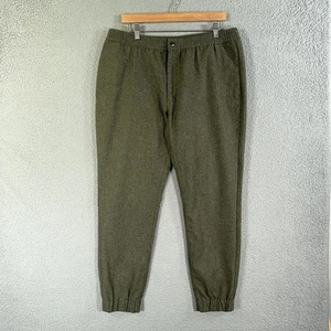 J.Crew Wollmischung Jogginghose Herren 36X29 Oliv Gummibund Bündchen Hose - Bild 1 von 13