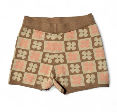 Suéter Pantalones Cortos Medianos Estilo Floral Salón Estilo Y2K Altar’d State Foto 1 de 4