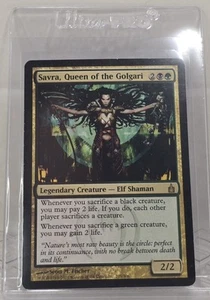 Magic the Gathering Card Savra, Queen of the Golgari Ravnica City of Guilds LP  - Picture 1 of 3