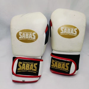 Guantes de Boxeo Sabas (Crema/Negro) 14oz - Sparring/Entrenamiento - Imagen 1 de 13