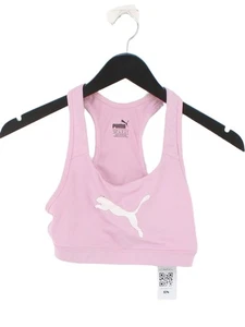 Puma Women's T-Shirt UK 12 Purple Polyester with Elastane, Nylon Basic - Picture 1 of 6