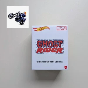 Hot Wheels Collezione Marvel Ghost Rider Moto e Personaggio Esclusivo HGT97 Nuovo - Foto 1 di 12