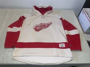 Sudadera con capucha Detroit Red Wings Old Time Hockey NHL para hombre XL Clean Causeway Collection - Imagen 1 de 6