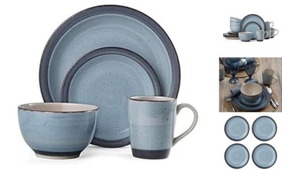  Sadie 16-Piece Dinnerware Set Blue - Image 1 of 4