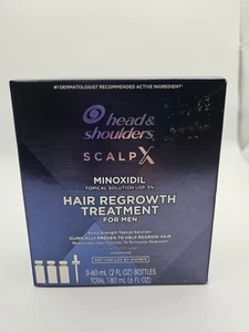 Head & Shoulders Scalp X Minoxidil 5% Hair Regrowth Treatment Men’s BRAND NEW - Picture 1 of 4