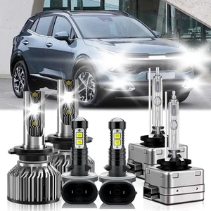 For Kia Sorento 2014-2018 LED HID Headlight Combo Hi/Low+Fog Light Bulb 26000LM - Bild 1 von 11