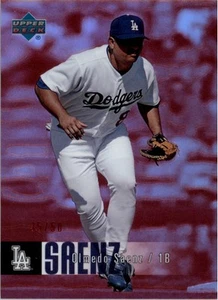 Upper Deck Special 2006 F/X rojo #673 Olmedo Sáenz/50 - casi nuevo-como nuevo - Imagen 1 de 2