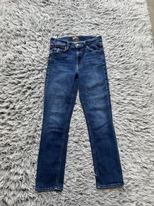 Mother Jeans Womens 27 Blue The Mid Rise Dazzler Ankle Teaming Up Denim - Picture 1 of 9