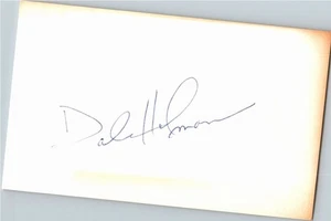 1970's -Dale Holman- Signed/Autograph/Auto Index Card Los Angeles Dodgers MLB - Picture 1 of 1