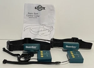 2 Petsafe Wireless Basic Dog Bark Control Collars w/ Remote Untested No Batts - Picture 1 of 15