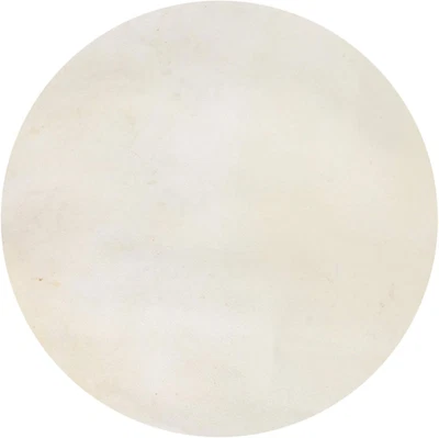 Yibuy Beige Ziegenleder Ziegenhaut Schlagzeug Kopf für Bongo Drums Ersatzteile