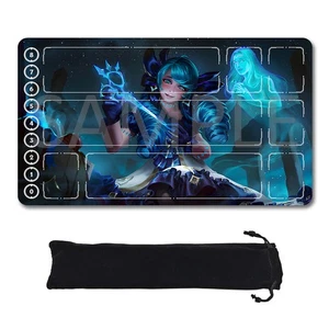 Gwen - League Of Legends Riftbound Playmat 24x14 in + Free Storage Bag - Picture 1 of 15