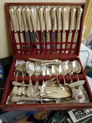 Cubiertos Christofle plateados 86 piezas más AM0001 Foto 1 de 4