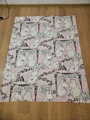 Capa de edredom infantil Finlayson Moomin personagens 100% algodão com manchas pequenas - Imagem 1 de 4
