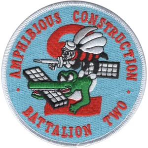 2nd Amphibious Mobile Construction Battalion Patch - WWII Version - Bild 1 von 6