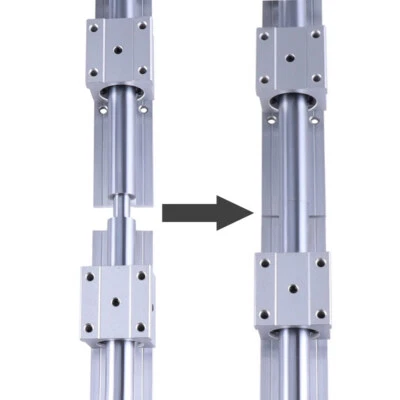 SBR16/20 Linearführung Gleitschiene SBR16 Linearblock+2 Verbinder 3D-Drucke CNC - Bild 1 von 4