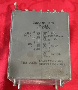 TODD Transformer TF1A03YY - Picture 1 of 10