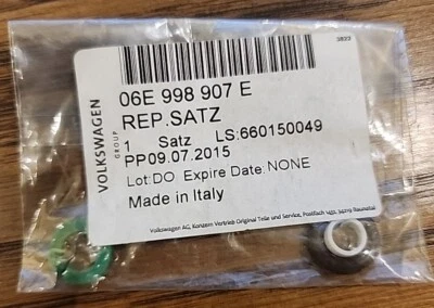 Nuevo kit de sello de inyector de combustible genuino OEM 06E998907E para Audi Volkswagen VW Foto 1 de 2