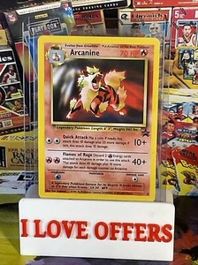 POKEMON BLACK STAR PROMO EDITION ARCANINE CARD #6 RARE SEE PICTURES CSTORE - Picture 1 of 8
