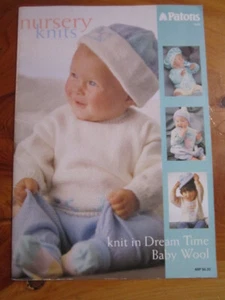 KNITTING PATTERN BOOK PATONS NURSERY KNITS GREAT **** MUST SEE - Picture 1 of 2