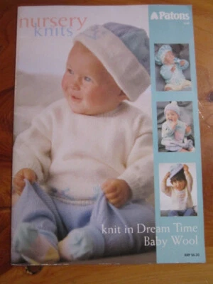 KNITTING PATTERN BOOK PATONS NURSERY KNITS  GREAT **** MUST SEE - Image 1 of 2