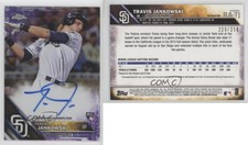 2016 Topps Chrome Purple Refractor /250 Travis Jankowski #RA-TJ Rookie Auto RC