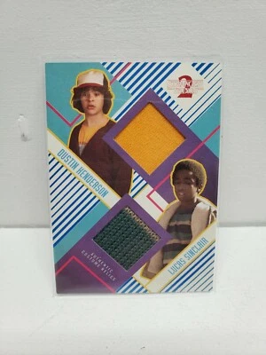2019 Stranger Things Season 2, Dustin / Lucas Costume Relic Card DR-DL 8/10  - Image 1 of 2