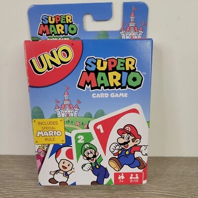 UNO Card Game ~ Super Mario Edition Nintendo New in Box - Image 1 of 4