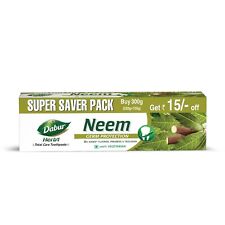 Dabur Herble Neem 300g /200g + 100g Germ Protection Toothpaste No added Fluoride