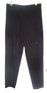 Richard Simmons Black Pants Polyester Pants Feels like Silk Sz Small - Picture 1 of 4