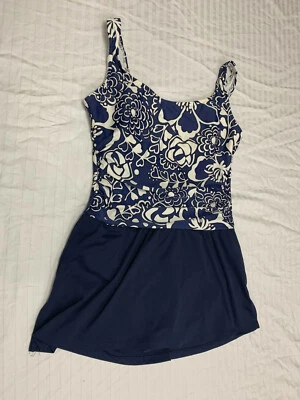 CATALINA WOMENS SWIM SUIT DRESS SIZE L - Image 1 of 4