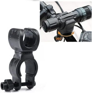 Bike Flashlight Holder Universal 360º Rotation Bicycle Mount Bracket Torch Clip - Picture 1 of 10