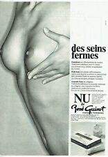 Publicité Advertising 0322 1981  produits cremes  seins Fermes Nu René Guinot
