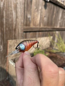 Crankbait 1.5 Silent Deep Diver Wild Bluegill dipinto personalizzato - Foto 1 di 5