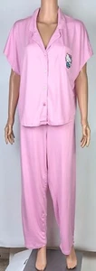 Hello Kitty by Sanrio 2024 Women's Pink Jersey Pajama Set/Sleepwear size XL - Picture 1 of 3
