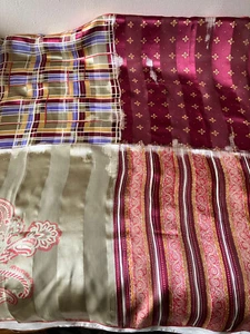 Christian Fischbacher Silk Vintage Multicolor Square Scarf Wrap 34,5x35 - Picture 1 of 12