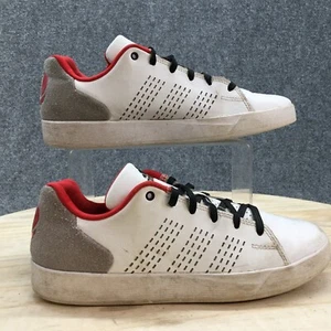 Adidas x Derick Rose Shoes Youth 5.5 Lakeshore Low Sneakers White Leather C77291 - Picture 1 of 11