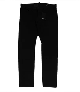 Dsquared2 Herren Skater Jeans Gr. US 33-34 IT 52 Schwarz Stretch Denim 5 Pocket Hose - Bild 1 von 11