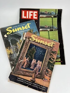 Life Magazine Vol 57 No 14 October 2nd 1964 The Warren And 2 Sunset Magazines - Picture 1 of 11