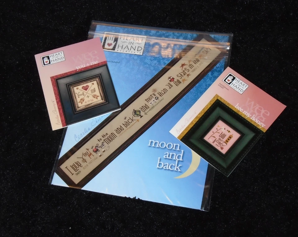 HEART IN HAND NEEDLEART Counted Cross Stitch Patterns BY CECILIA TURNER Choose! - Image 1 of 1