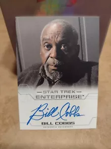 STAR TREK: ENTERPRISE: SEASON 4 - RITTENHOUSE AUTOGRAPH CARD, BILL COBBS - Picture 1 of 2