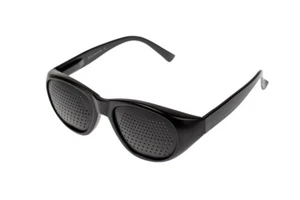 Rasterbrille 415-JG, schwarzer Rahmen - Picture 1 of 4