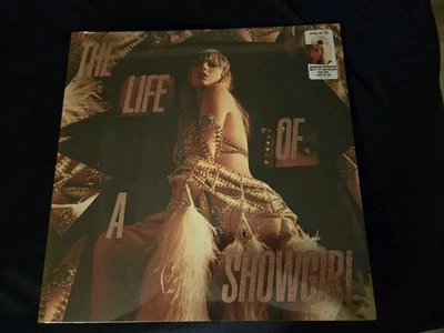 TAYLOR SWIFT LIFE OF A SHOWGIRL CROWD IS YOUR KING Pink Shimmer Target Vinyl  - Image 1 of 4