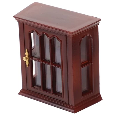  Mini Furniture Miniature Wine Cabinet Miniature Furniture Model Toy Miniature - image 1 of 4
