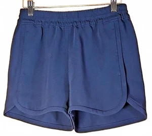 J.Crew Womens Size 0 Blue Stretch Athletic Activewear Running Track Gym Shorts - Picture 1 of 4