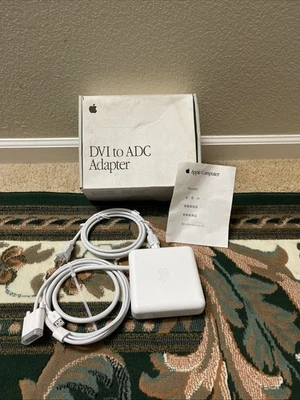 Apple Power Adapter DVI to ADC for Cinema Monitor Display A1006 EMC 1918 w/Cord - Image 1 of 4