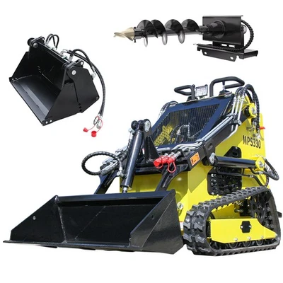 ENVÍO GRATUITO Minicargadora de Orugas 13.5HP Motor de Gas Orugas Foto 1 de 4