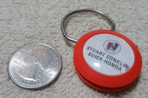 Vintage WERBUNG SCHLÜSSELANHÄNGER STUART CONKLIN BUICK-HONDA Hutchinson Kansas - Bild 1 von 2
